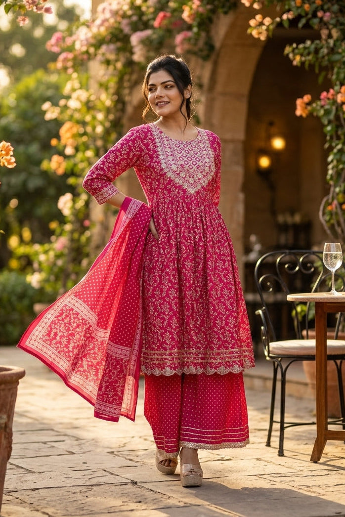 Jaipuri Sharara Set