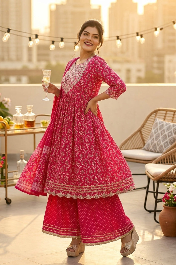 Jaipuri Sharara Set