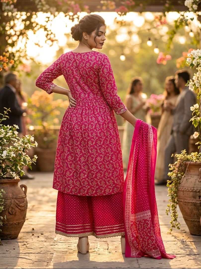 Jaipuri Sharara Set