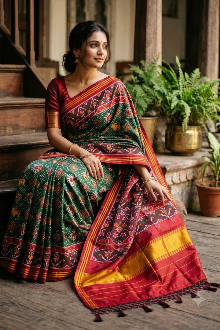 Naman Patola Silk Saree