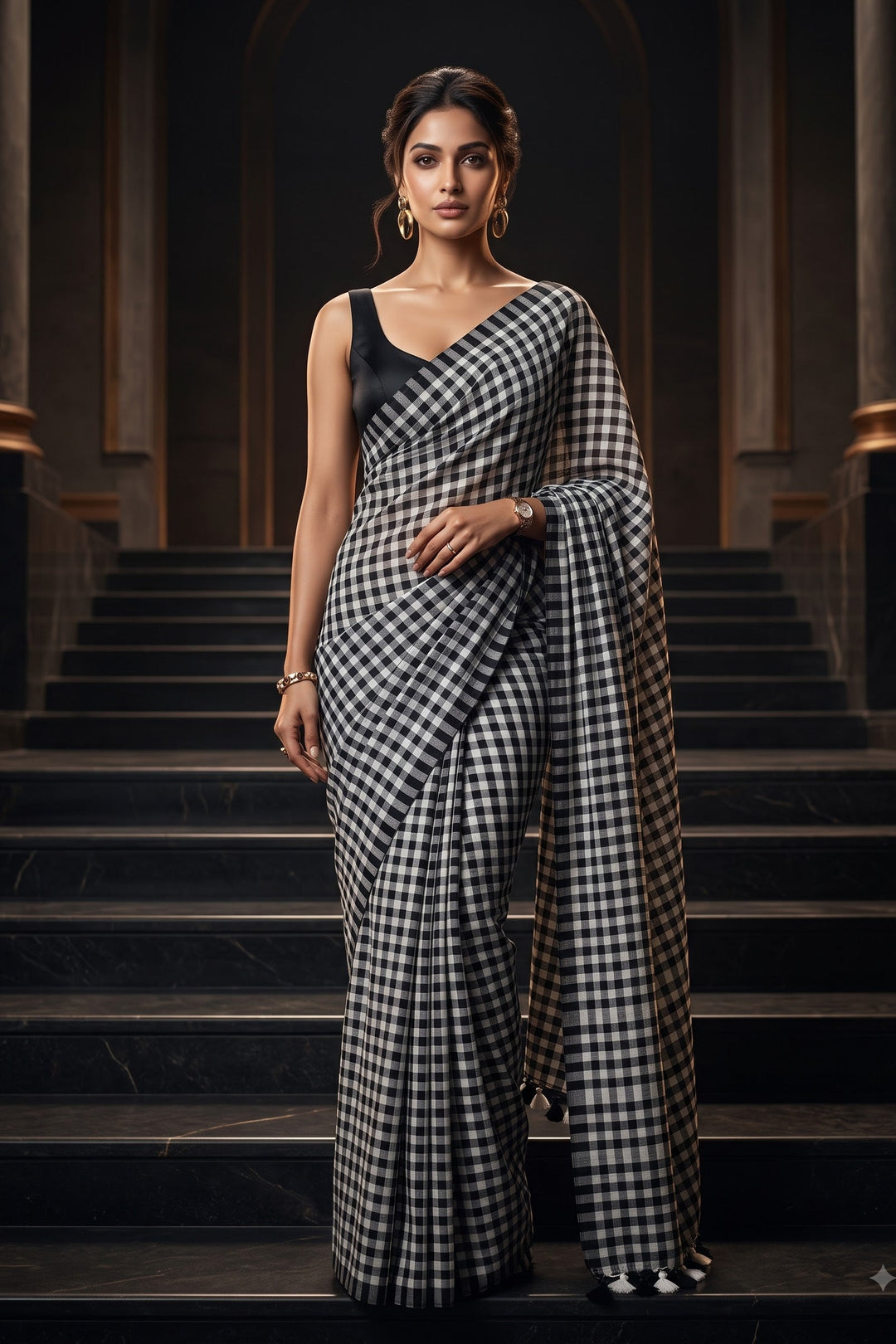 Anuradha Mul Cotton Saree