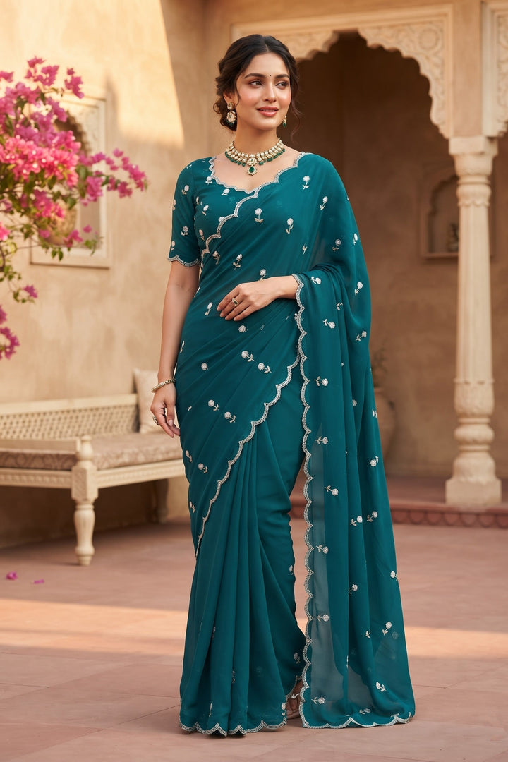 Aveline Grace - Georgette Saree