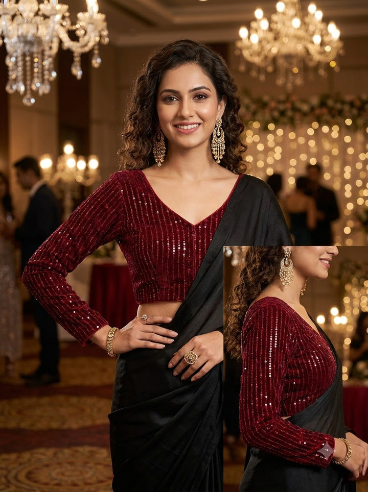 Royal Afterglow Designer Blouse