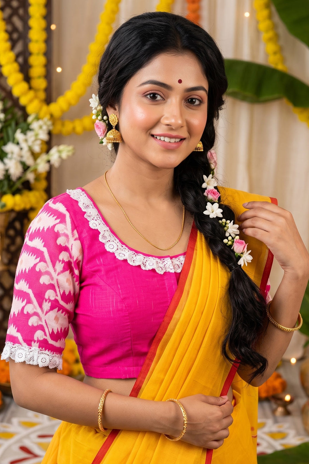 Kuhu Jamdani Blouse