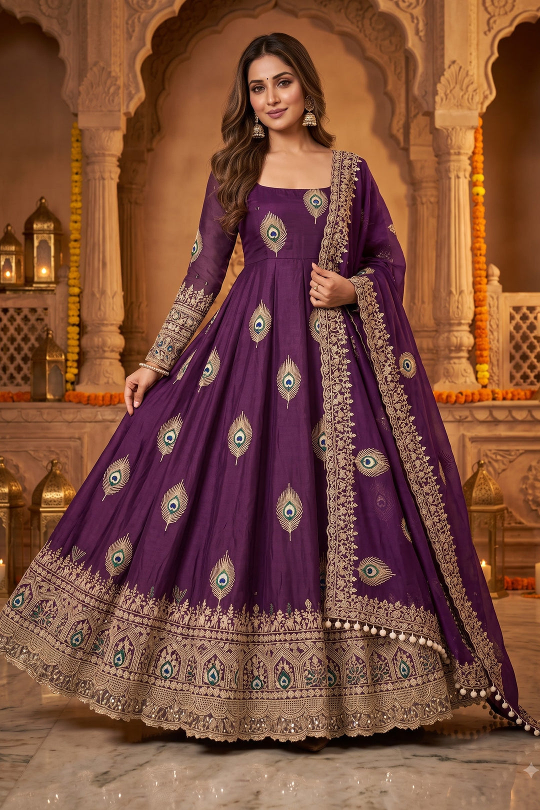 Mor Pankh Royale Gown Set