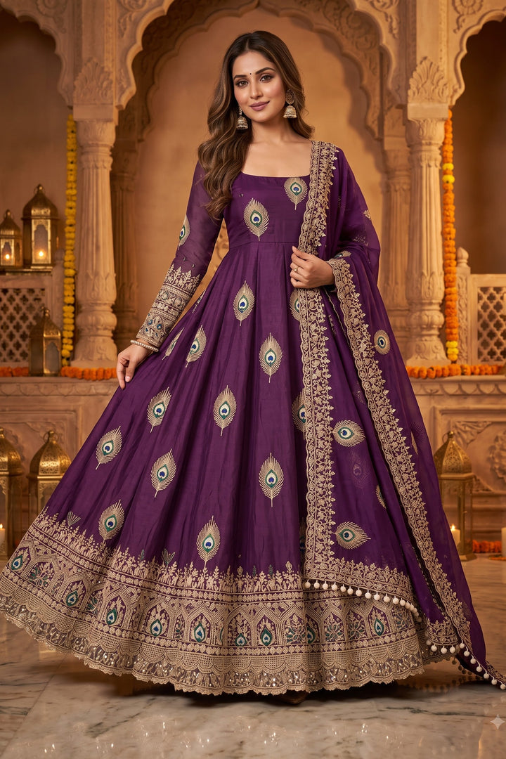Mor Pankh Royale Gown Set