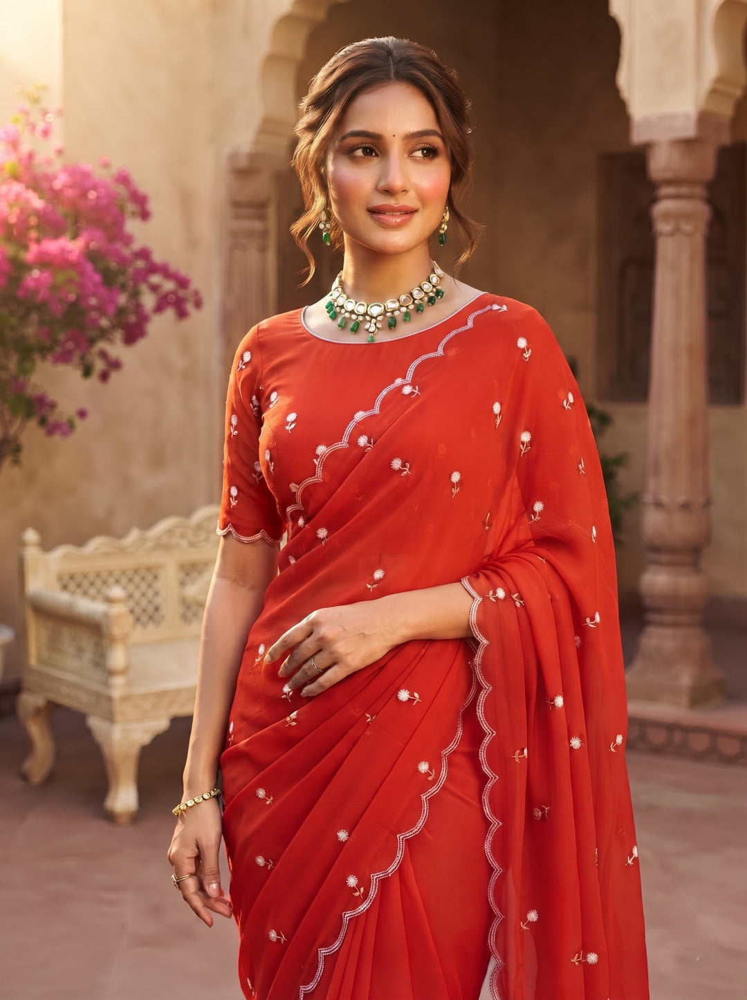 Aveline Grace - Georgette Saree
