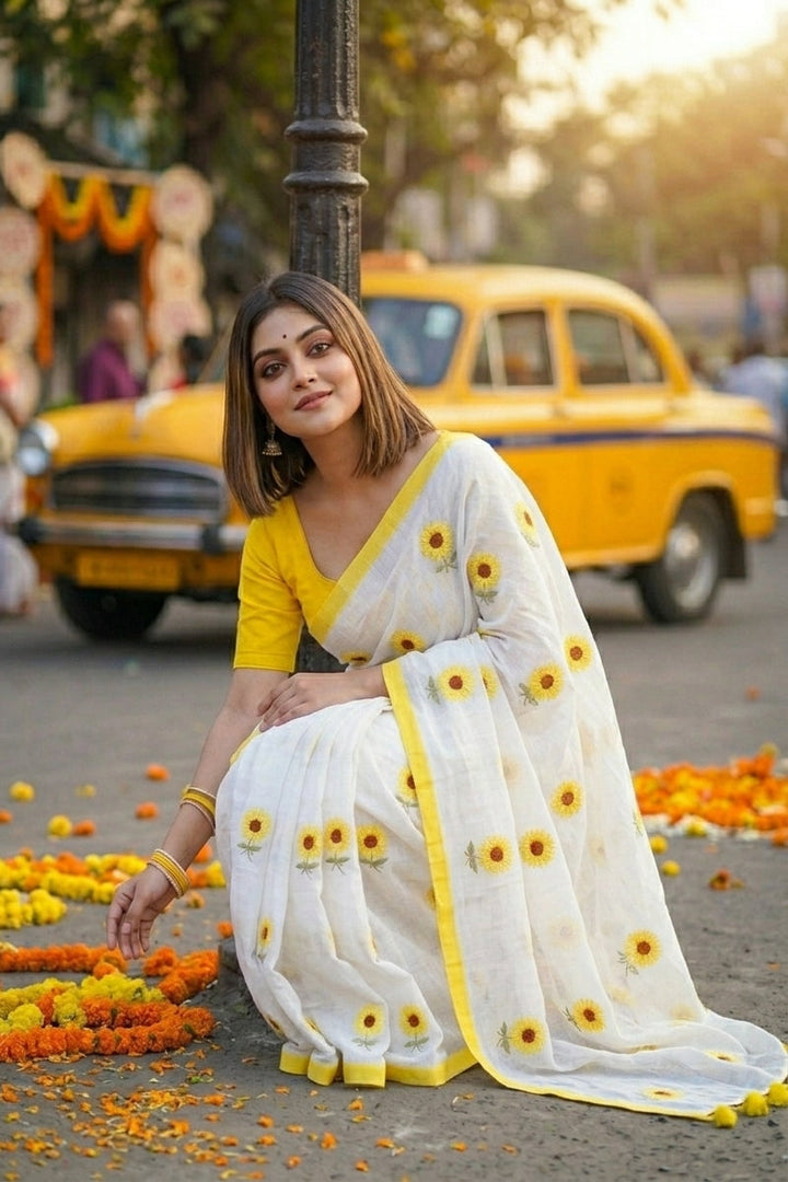 Roudrasmita Mul Cotton Saree