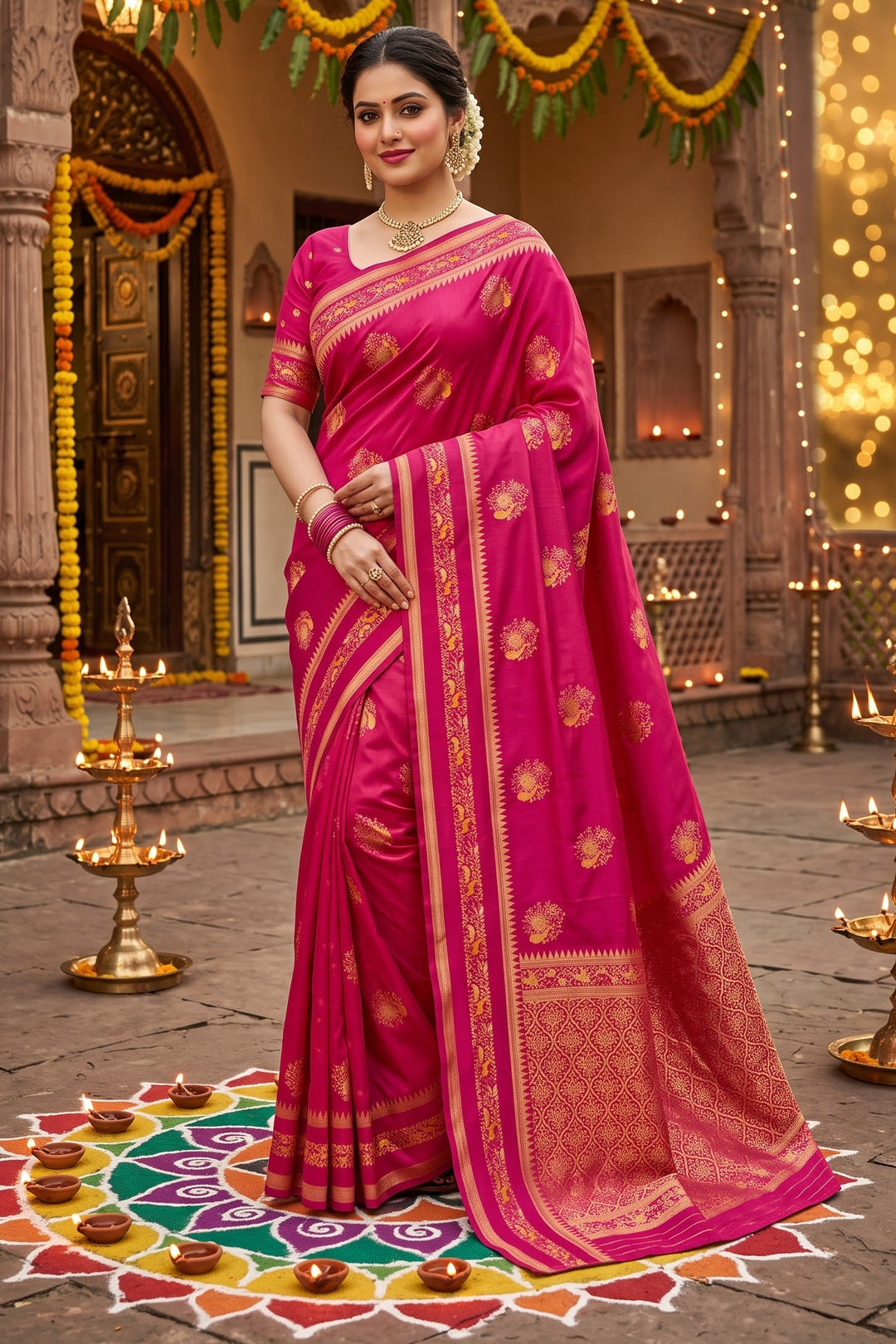Fairytale Moment Khadi Silk Saree