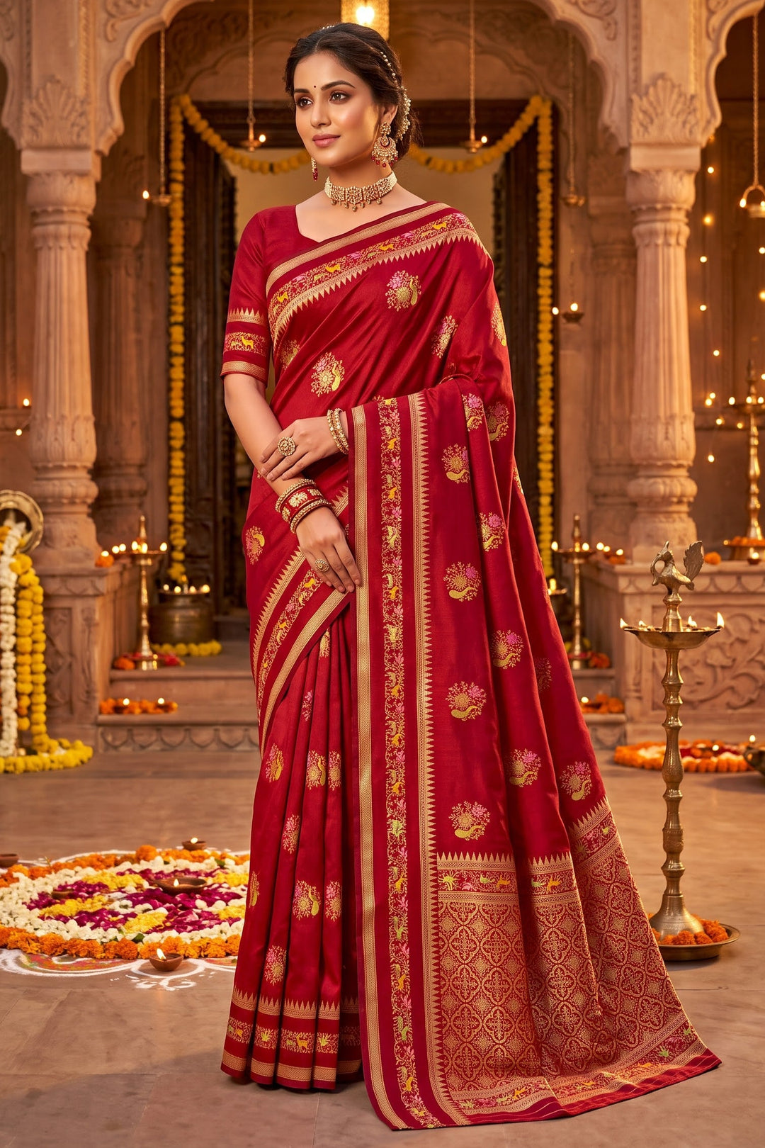 Fairytale Moment Khadi Silk Saree