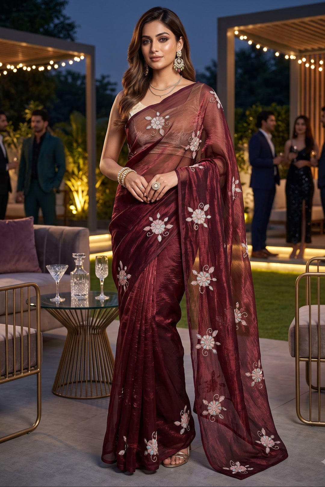 Eyes on Me Fancy Silk Saree