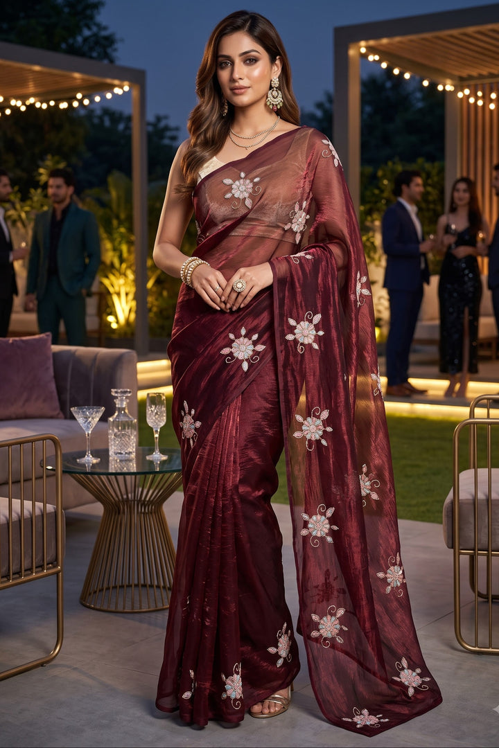 Eyes on Me Fancy Silk Saree