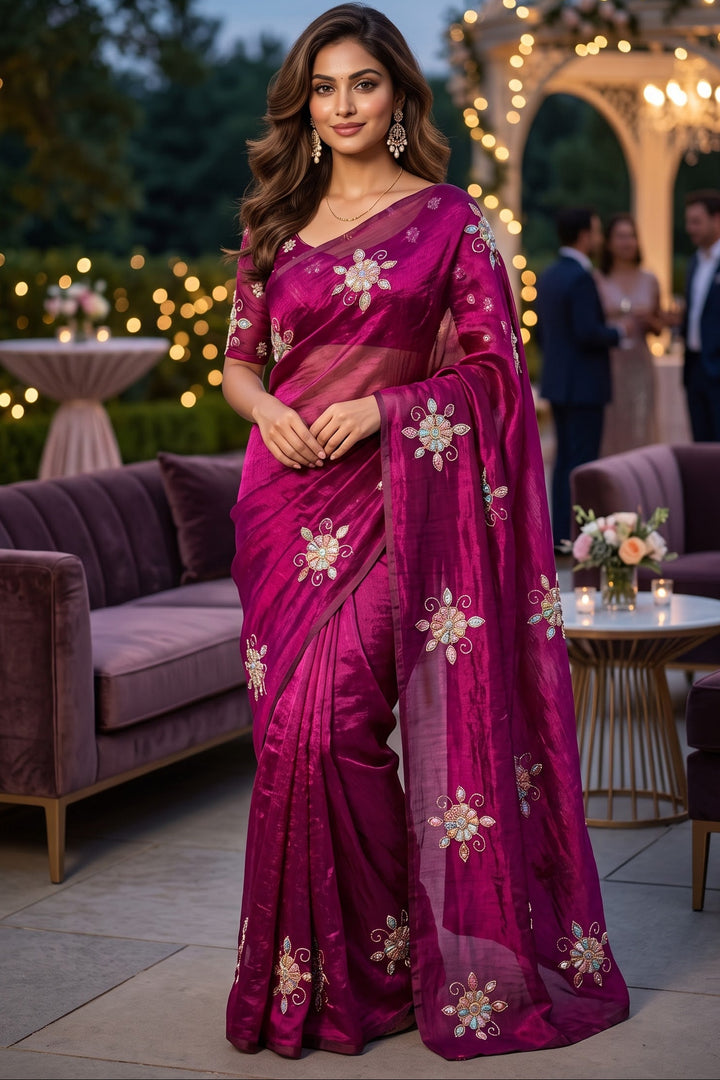 Eyes on Me Fancy Silk Saree