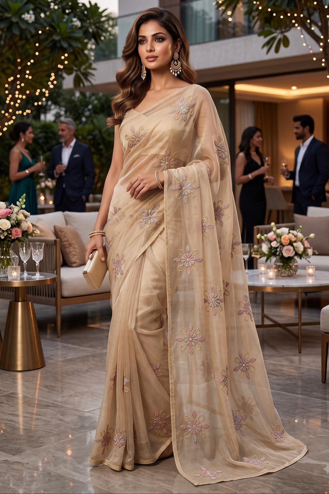 Eyes on Me Fancy Silk Saree
