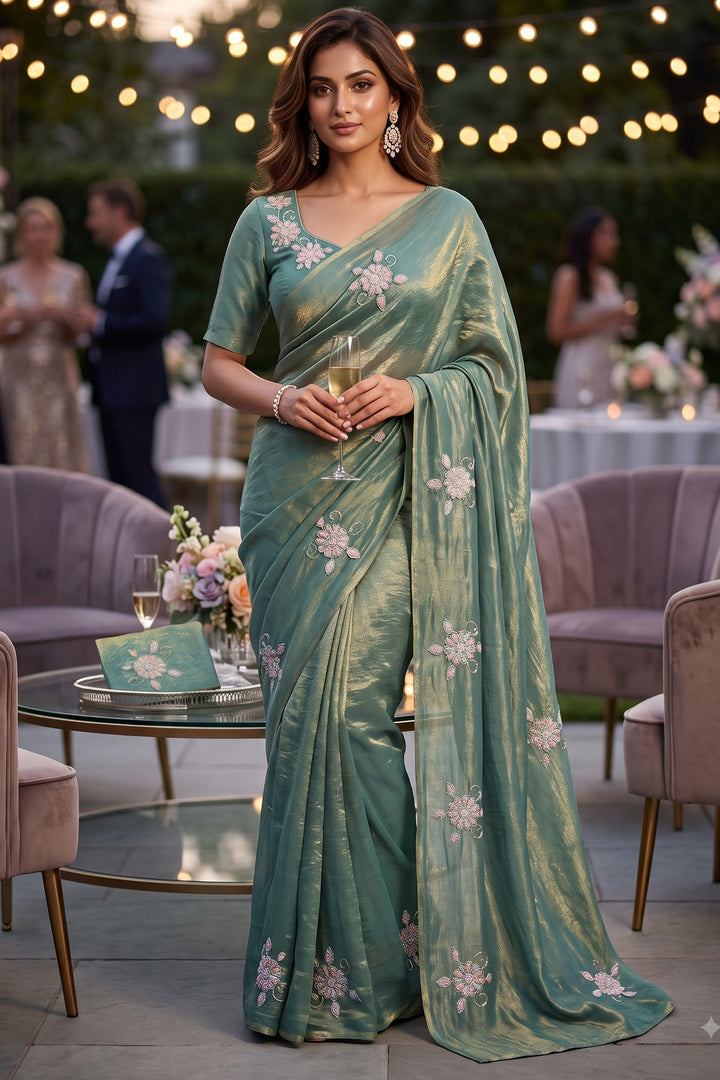 Eyes on Me Fancy Silk Saree
