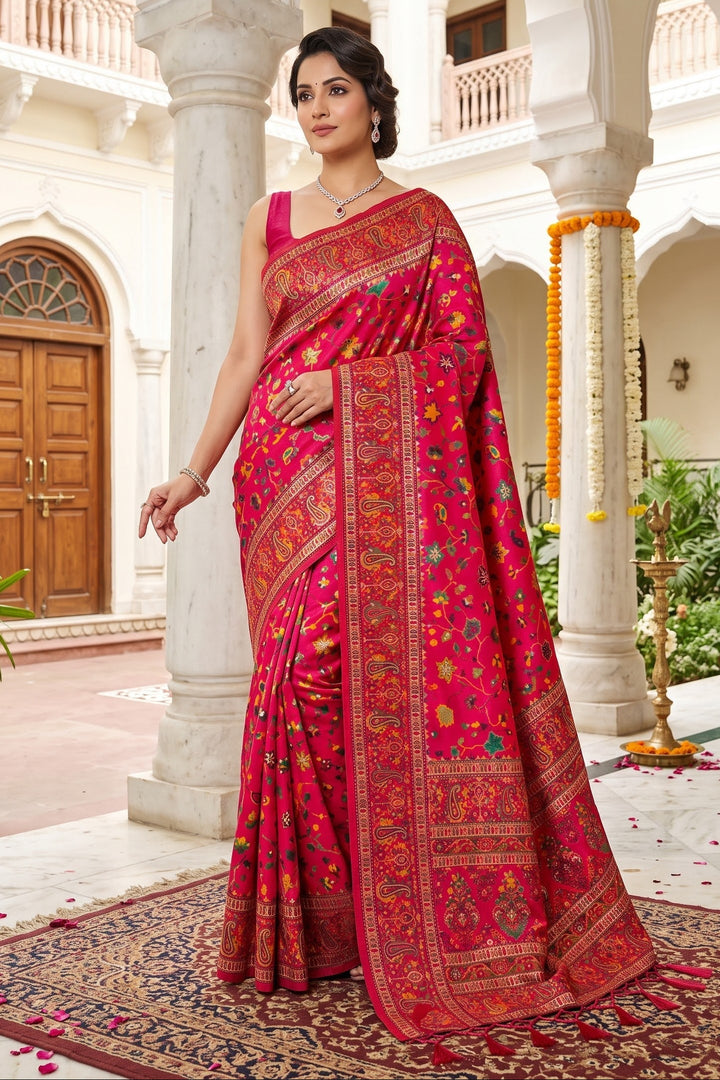Royal Heirloom Pashmina Silk Saree
