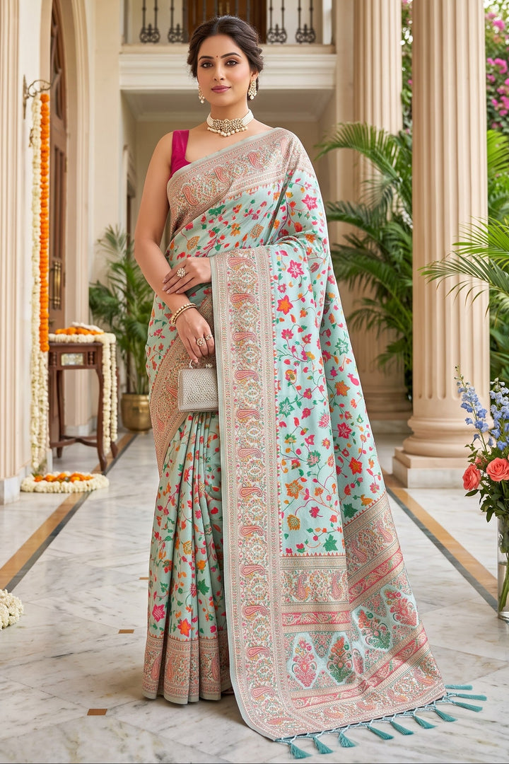 Royal Heirloom Pashmina Silk Saree