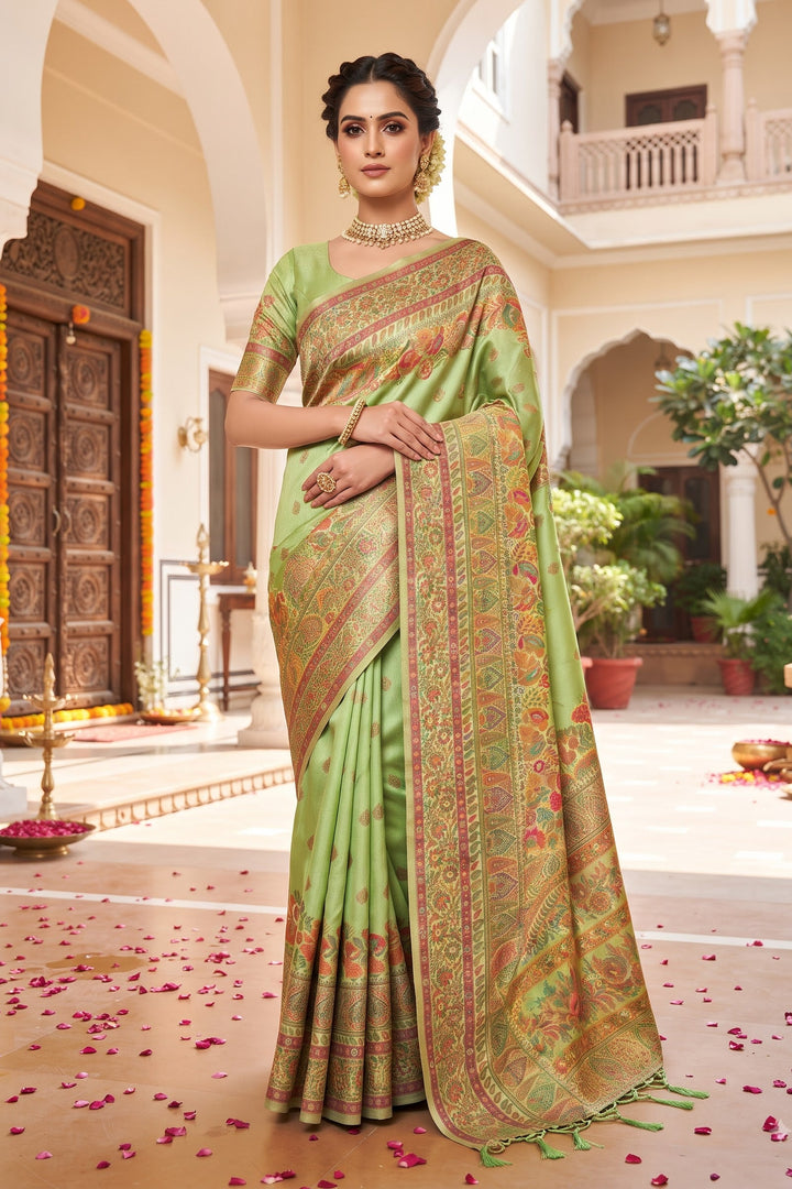 Royal Heirloom Pashmina Silk Saree