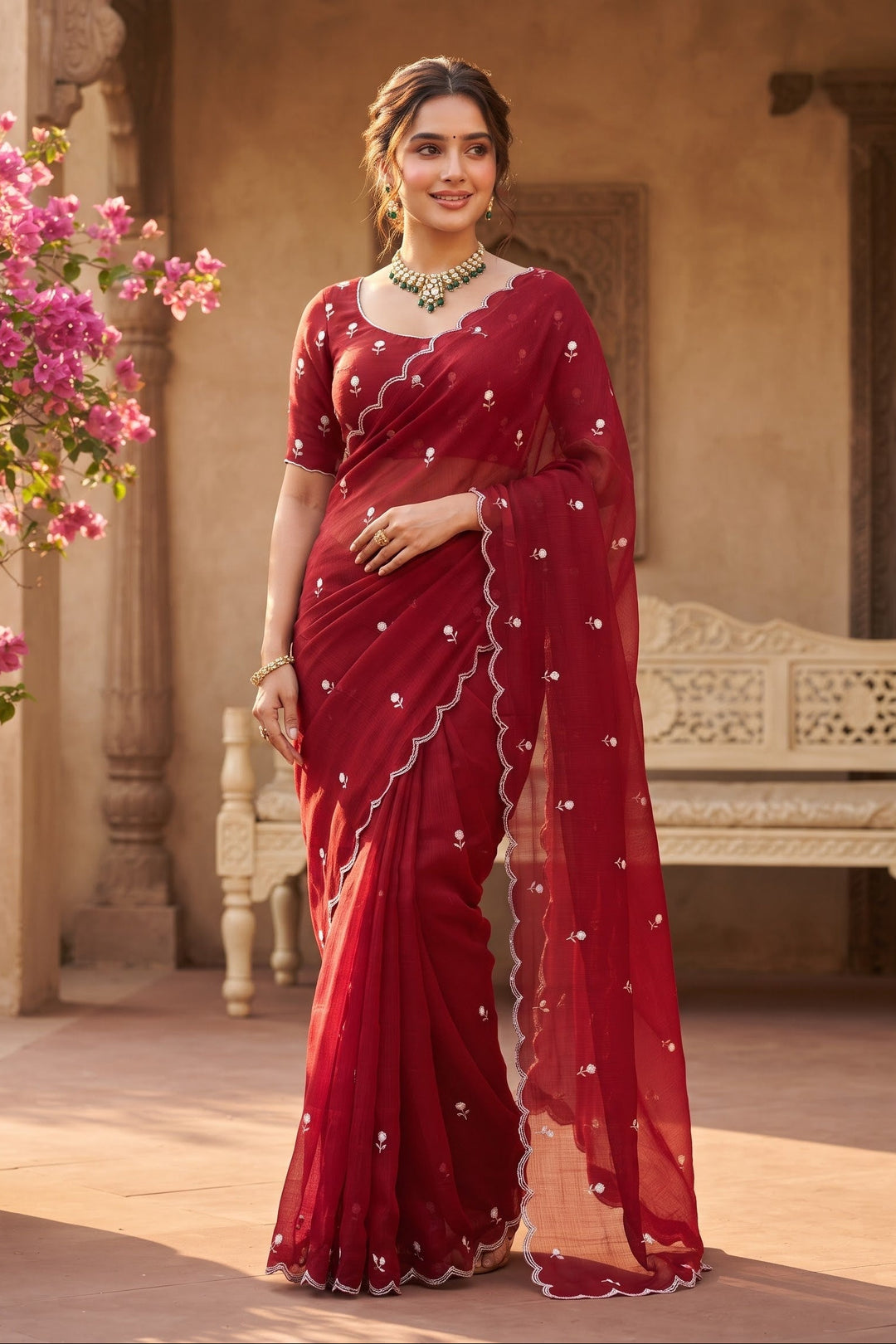 Aveline Grace - Georgette Saree