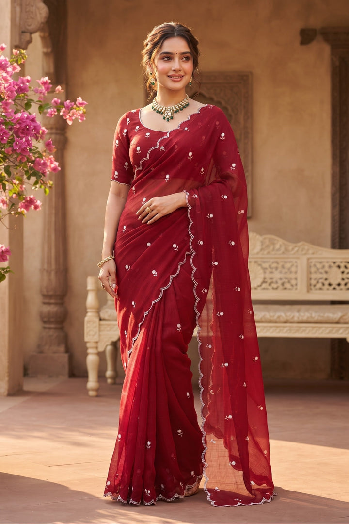 Aveline Grace - Georgette Saree