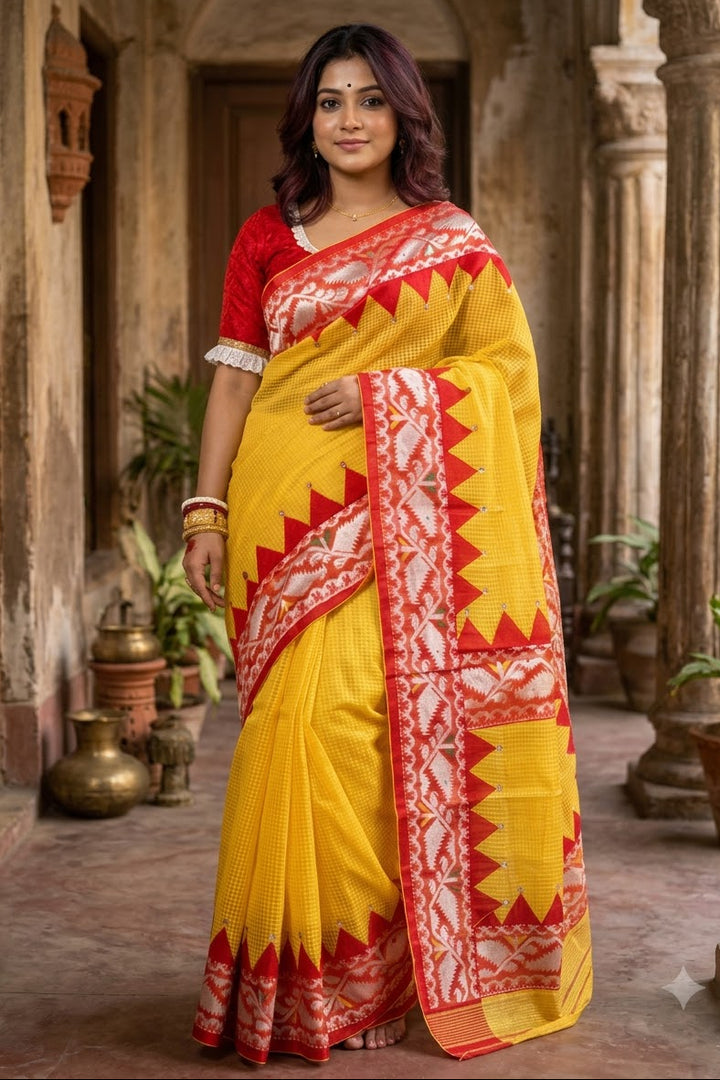 Milon Bela – The Fusion Resham Kota Saree