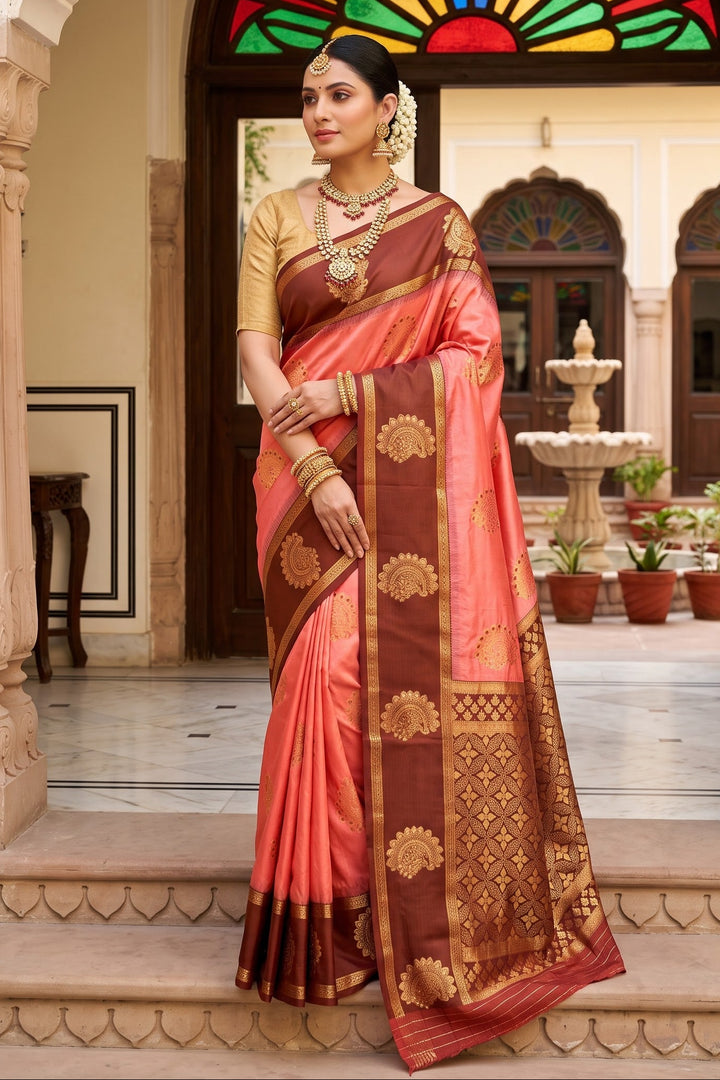 Vivienne Luxe Designer Banarasi Silk Saree