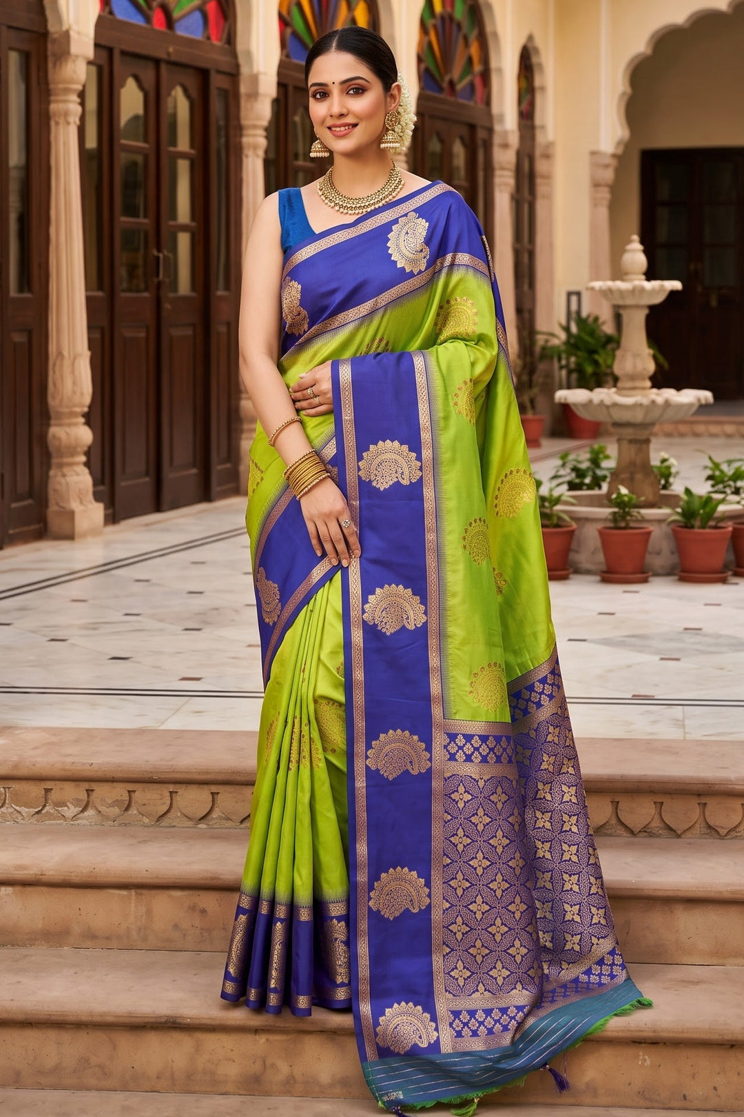 Vivienne Luxe Designer Banarasi Silk Saree