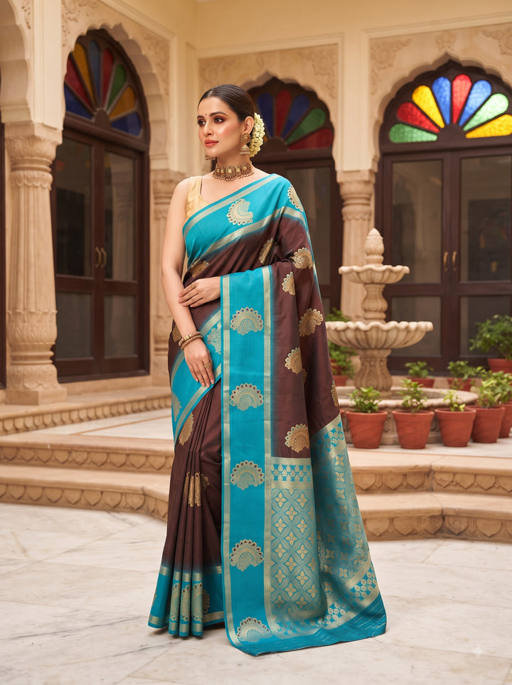 Vivienne Luxe Designer Banarasi Silk Saree
