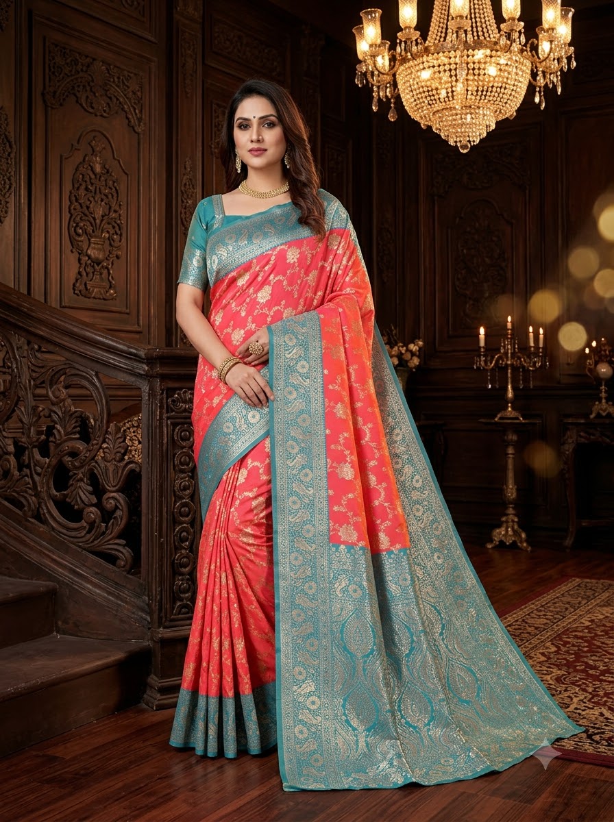 Rajvanshi Designer Banarasi Silk Saree
