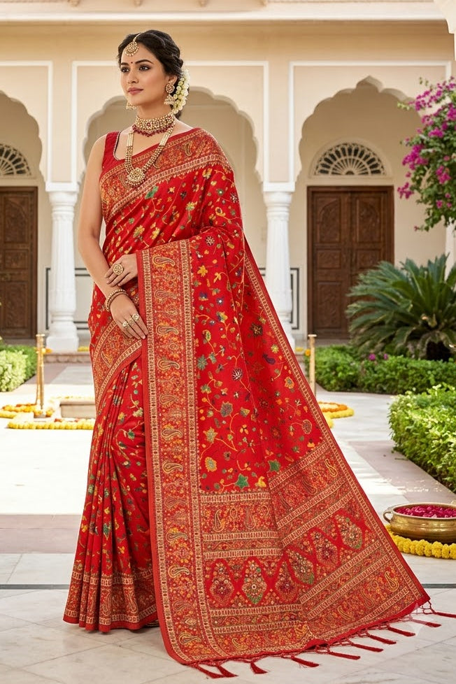 Royal Heirloom Pashmina Silk Saree