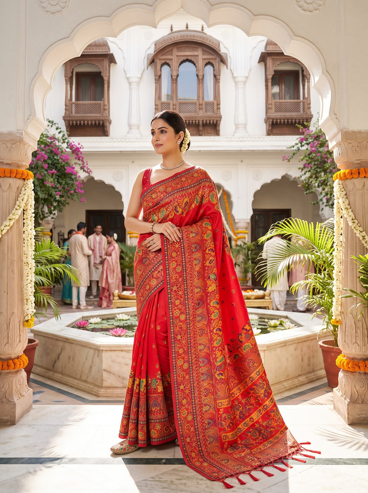 Royal Heirloom Pashmina Silk Saree