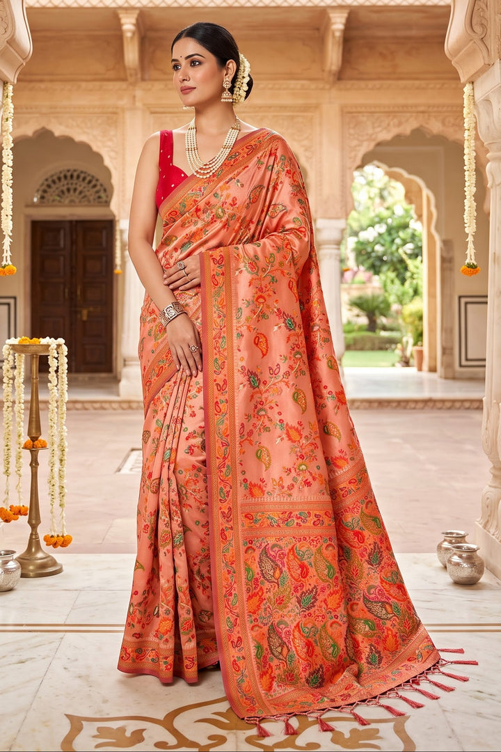 Royal Heirloom Pashmina Silk Saree