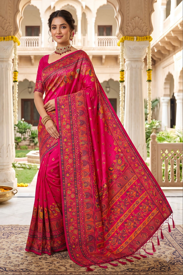 Royal Heirloom Pashmina Silk Saree