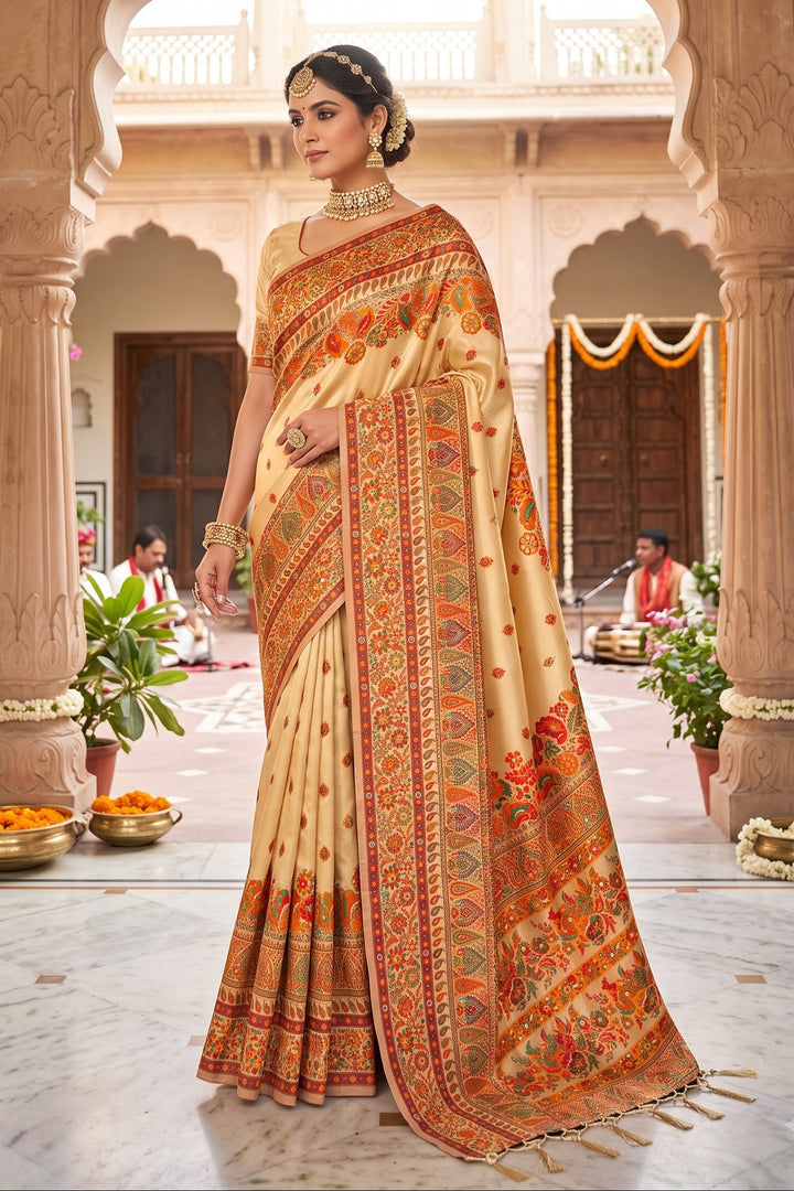 Royal Heirloom Pashmina Silk Saree