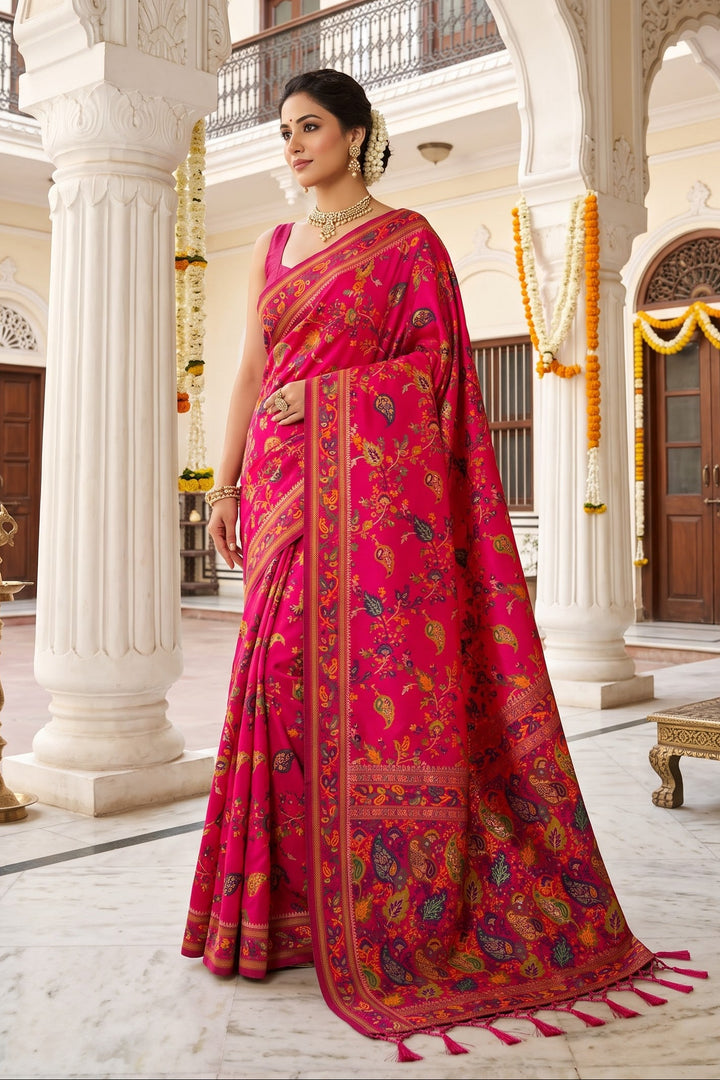 Royal Heirloom Pashmina Silk Saree