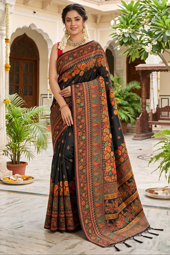 Royal Heirloom Pashmina Silk Saree