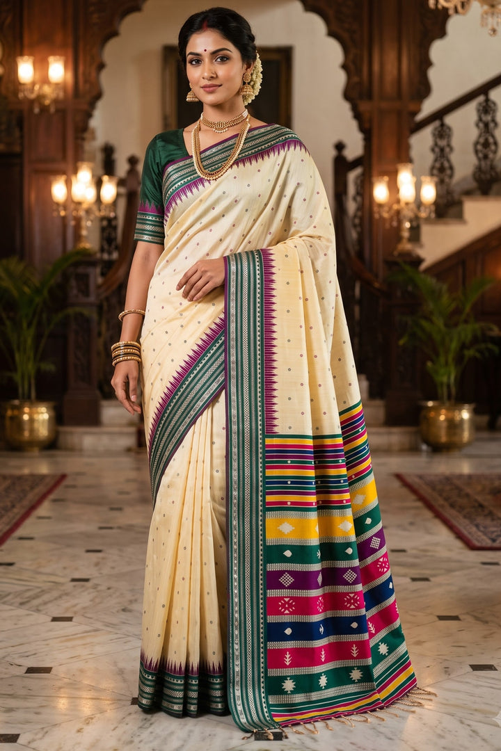 Imperial Grace Premium Semi Assam Silk Saree