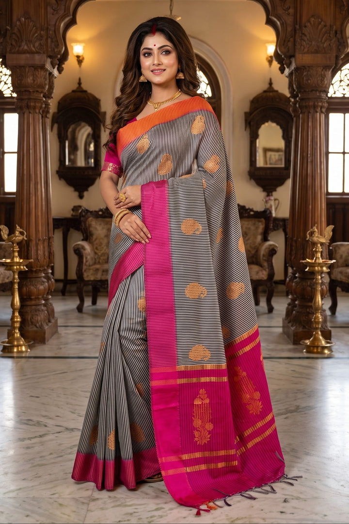 Shubh Shringar Banarasi Semi Katan Silk Saree