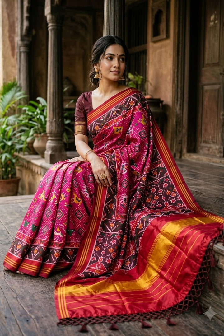 Naman Patola Silk Saree