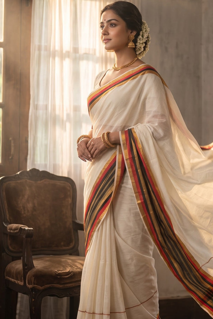 Mahalakshmi Mul Cotton Saree 🌸
