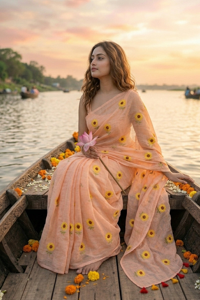 Roudrasmita Mul Cotton Saree