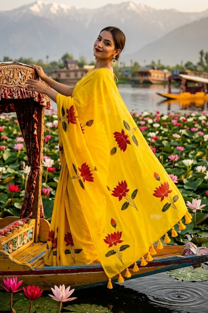 Podmosmita Mul Cotton Saree