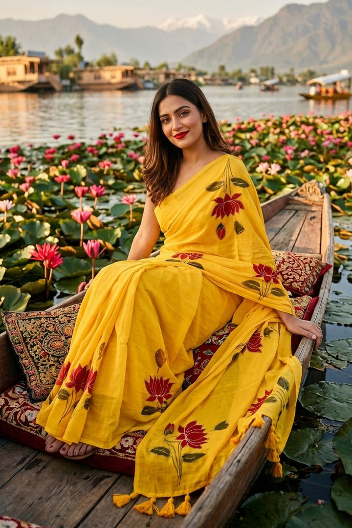 Podmosmita Mul Cotton Saree