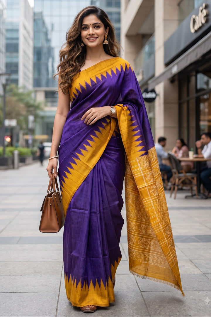 Aranyani Ghicha Tussar Silk Saree