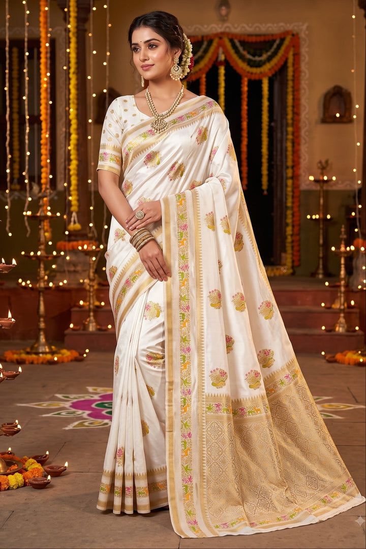 Fairytale Moment Khadi Silk Saree