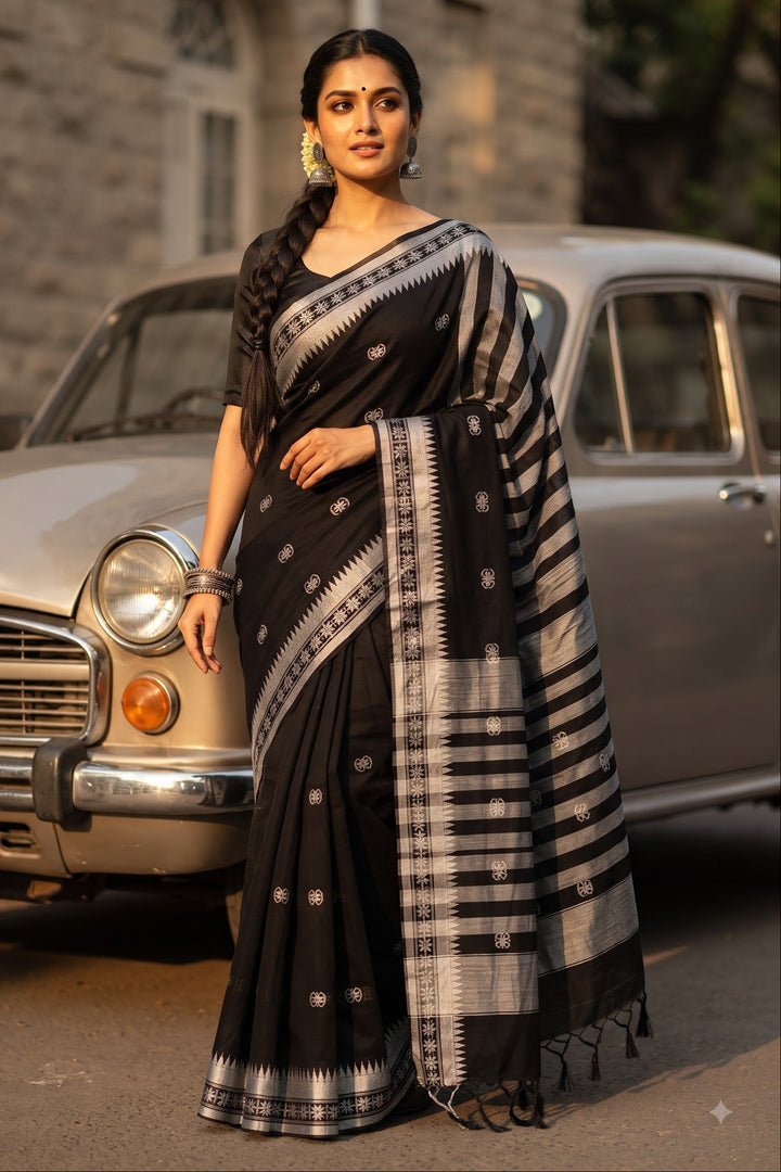Kajal Rekha Soft Cotton Saree