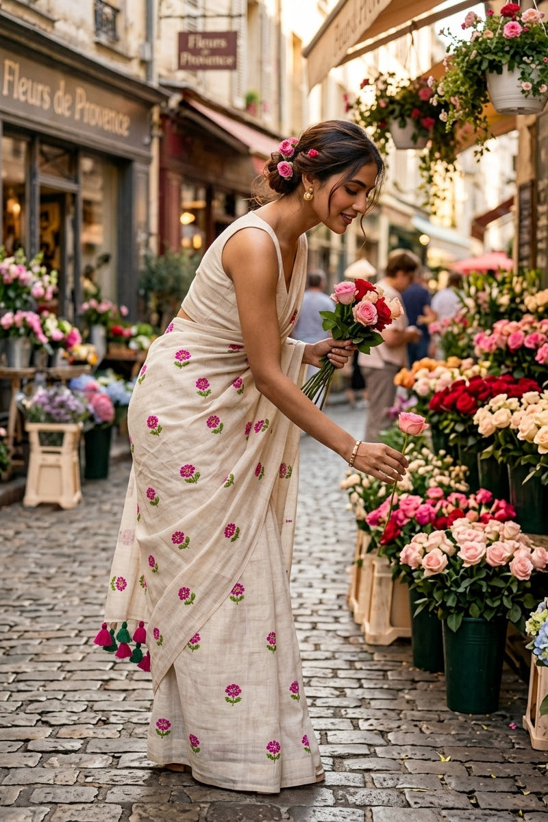 Premer Porosh Mul Cotton Saree