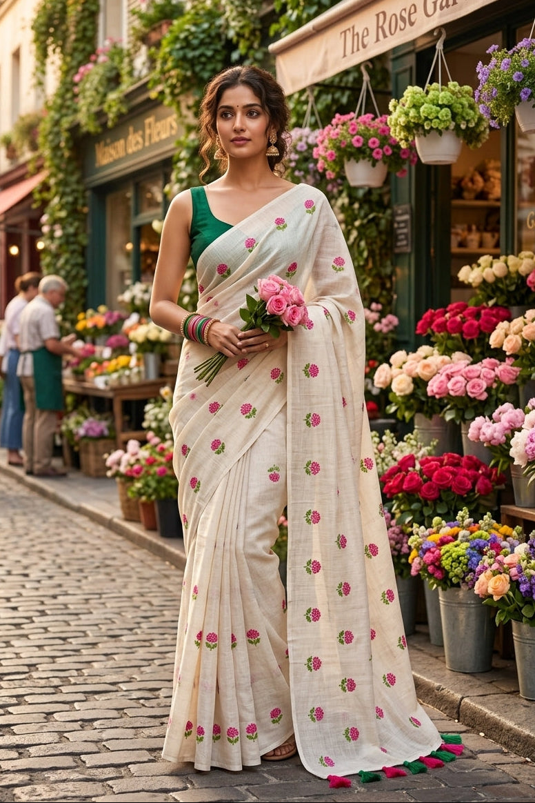 Premer Porosh Mul Cotton Saree