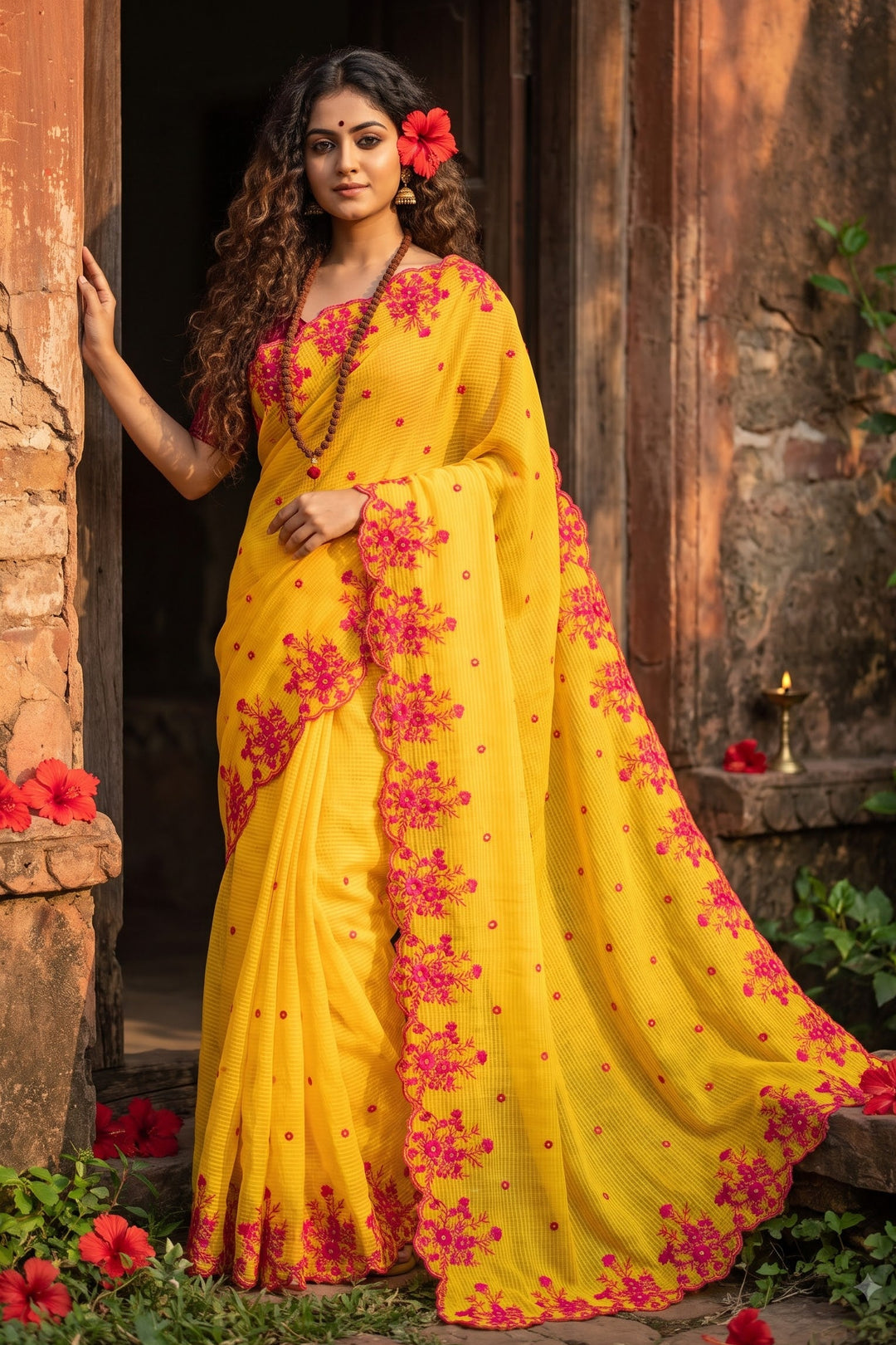 House of Elegance-  Reshom Kota Saree