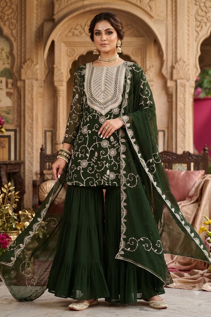 Magnificence light Georgette Sharara Set